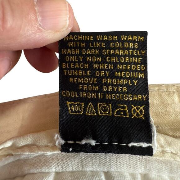 anthropologie The Colette Cropped Wide-Leg Corduroy Pants 31 Boho Fishingcore - Picture 8 of 14